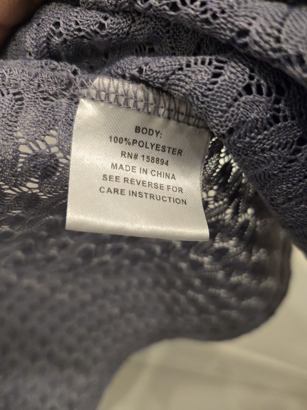Light Lavender Open-Front Knit Robe Cardigan 2X Pre Owned,excellent Condition. - Picture 5 of 10